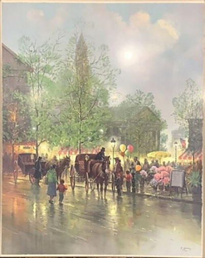 G Harvey - Quincy Market - Limited Edition Serigraph