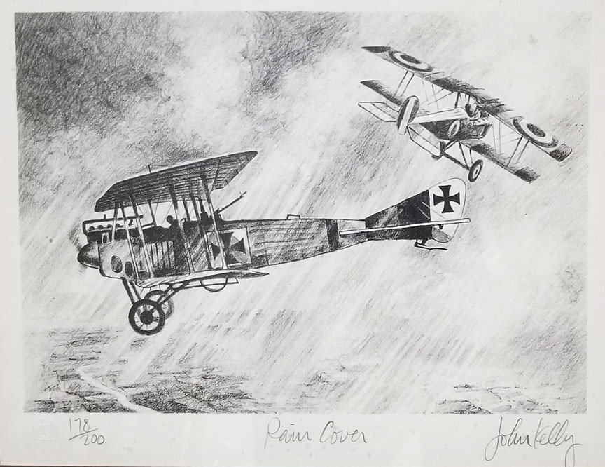 John Kelly - Rain Cover - Limited Edition Lithograph
