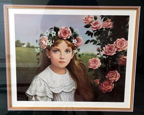 Pati Bannister - Rambling Rose - Limited Edition Lithograph