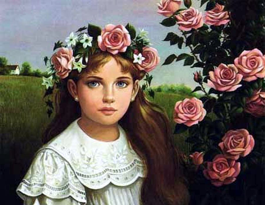 Pati Bannister - Rambling Rose - Limited Edition Lithograph