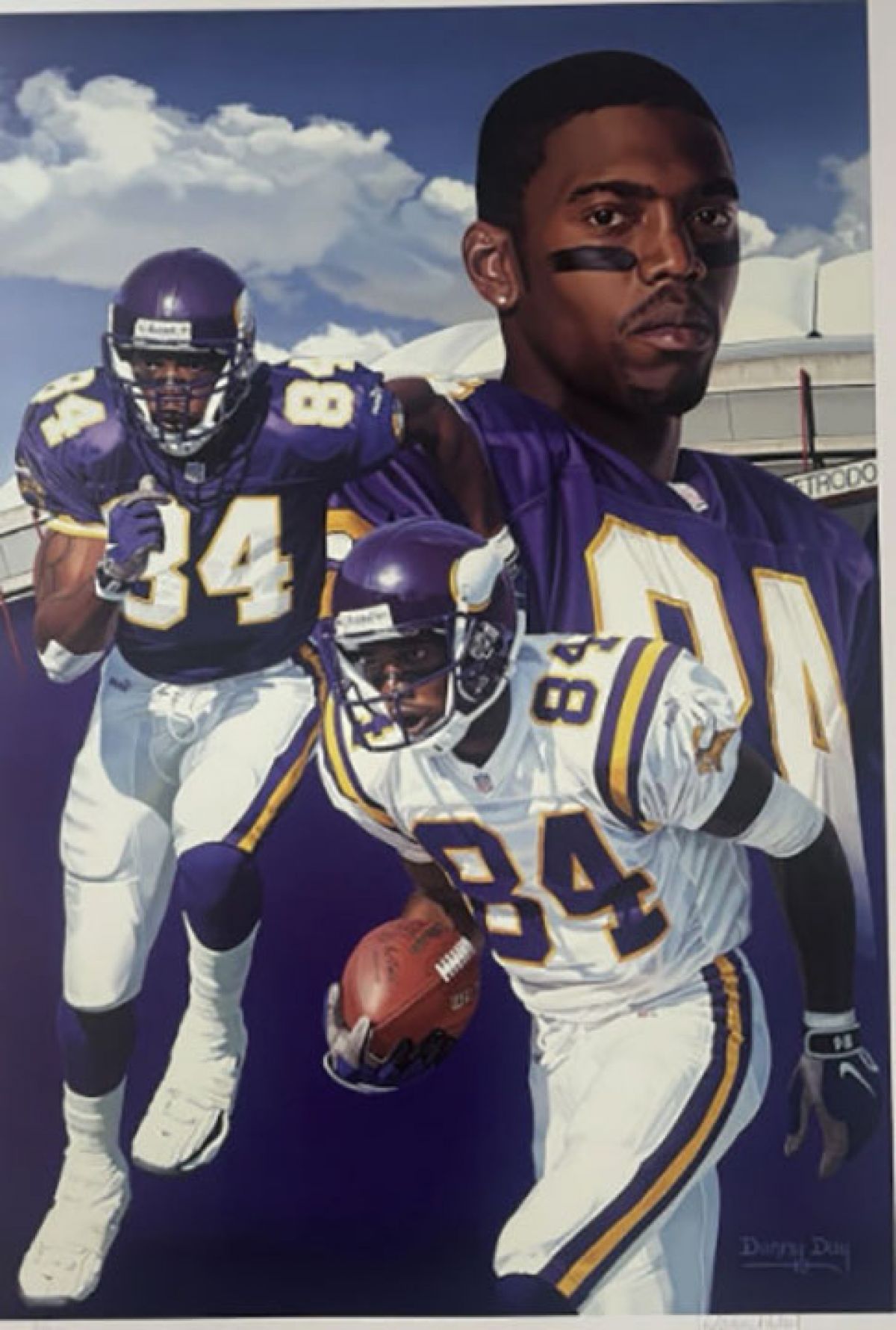 Danny Day - Randy Moss - Limited Edition Lithograph