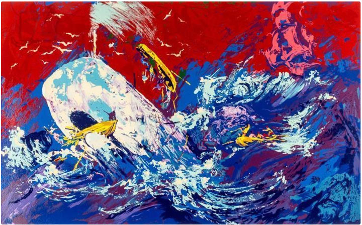 Leroy Neiman - Red Sky - Limited Edition Serigraph