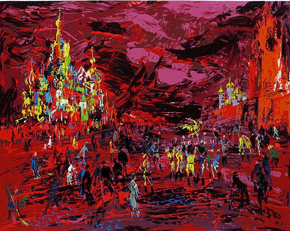 Leroy Neiman - Red Square - Limited Edition Serigraph