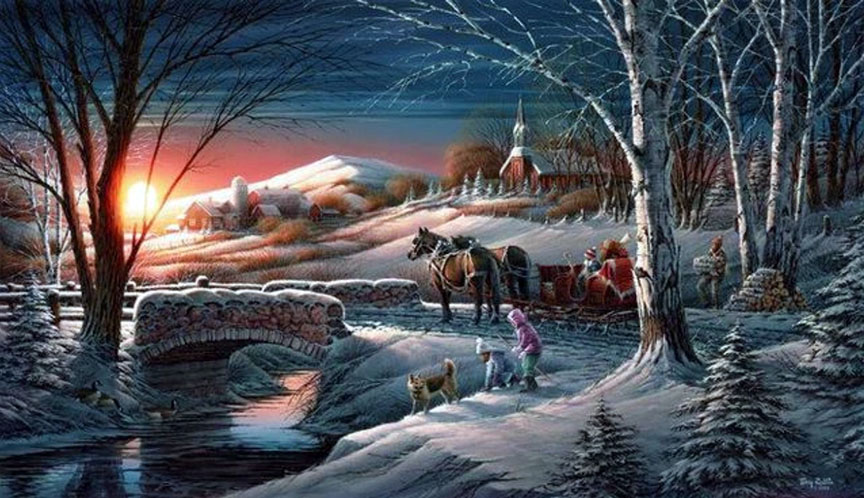 Terry Redlin - Almost Home - Limited Edition Offset Lithograph