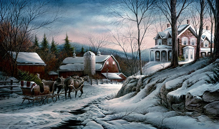 Terry Redlin - Coming Home - Limited Edition Offset Lithograph