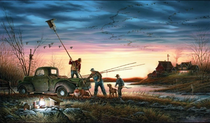 Terry Redlin - Conservationists - Limited Edition Offset Lithograph