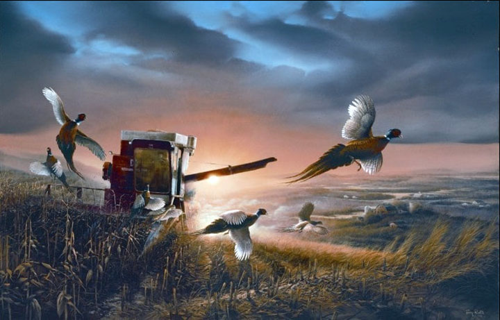 Terry Redlin - Evening Surprise - Limited Edition Offset Lithograph