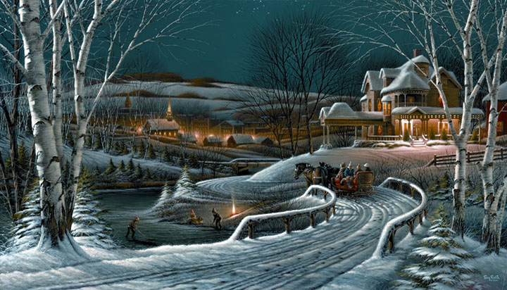 Terry Redlin - Family Traditions - Limited Edition Offset Lithograph