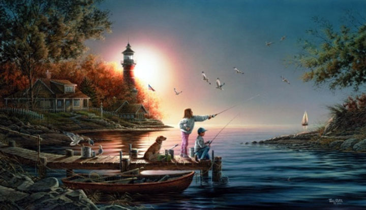 Terry Redlin - From Sea to Shining Sea - Limited Edition Offset Lithograph