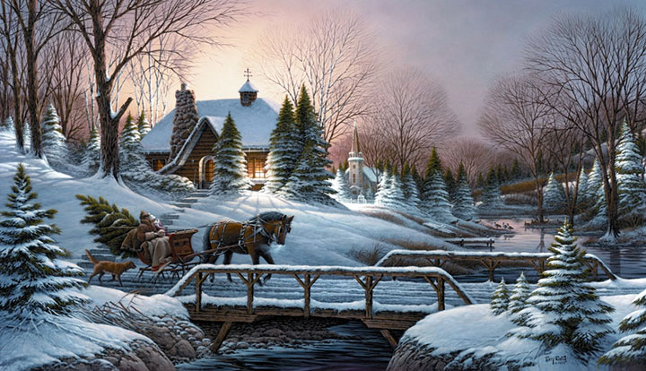 Terry Redlin - Heading Home - Limited Edition Offset Lithograph