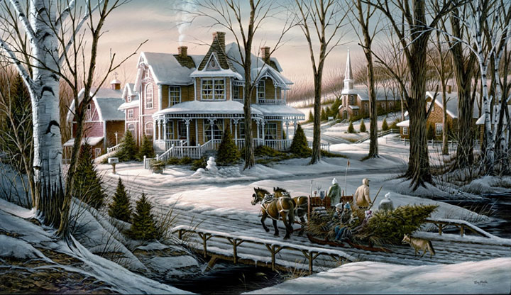 Terry Redlin - Homeward Bound - Limited Edition Offset Lithograph