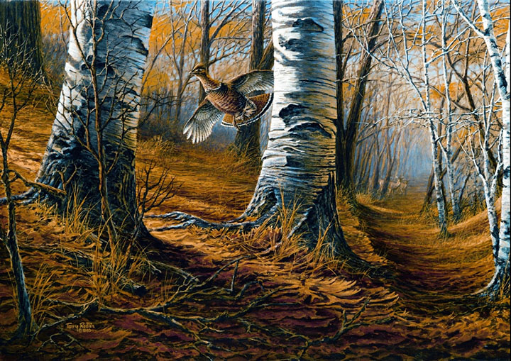 Terry Redlin - Intruders - Limited Edition Offset Lithograph