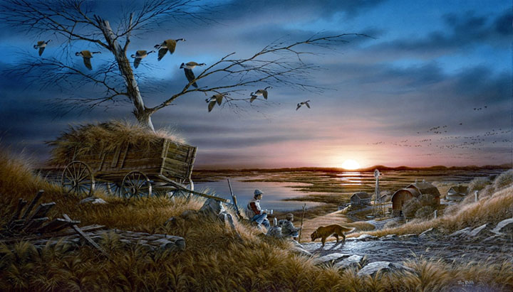 Terry Redlin - Lifetime Companions - Limited Edition Offset Lithograph
