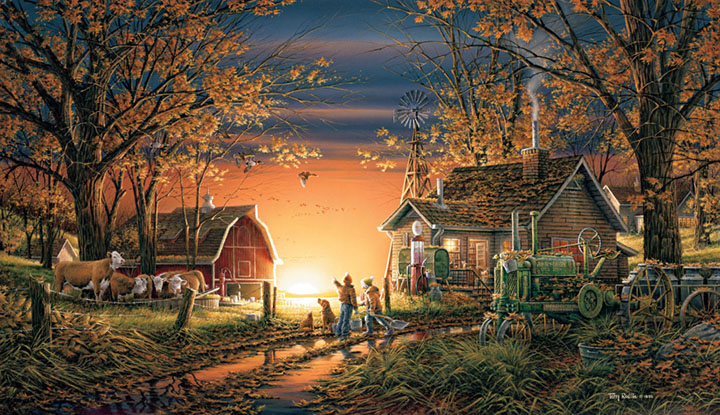 Terry Redlin - Morning Surprise - Limited Edition Offset Lithograph