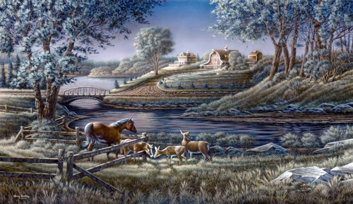 Terry Redlin - Natural Curiosity - Limited Edition Offset Lithograph