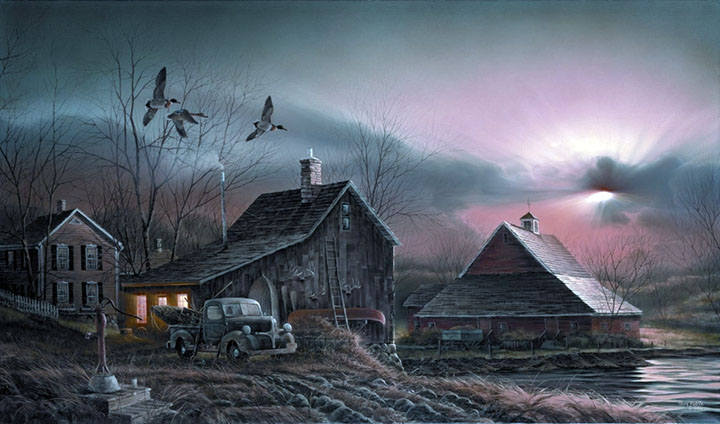 Terry Redlin - Prepared for the Season - Limited Edition Offset Lithograph