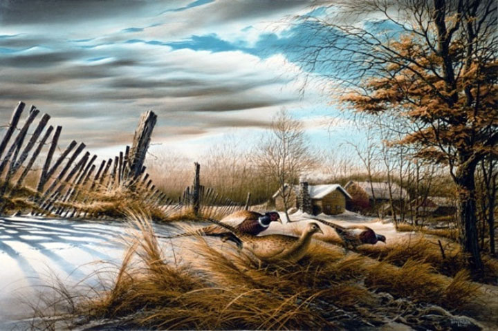 Terry Redlin - Seed Hunters - Limited Edition Offset Lithograph