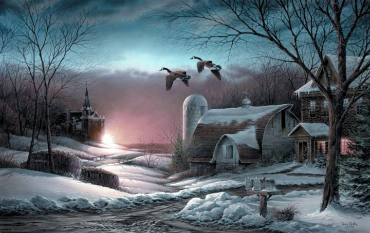 Terry Redlin - Sharing Season II - Limited Edition Offset Lithograph