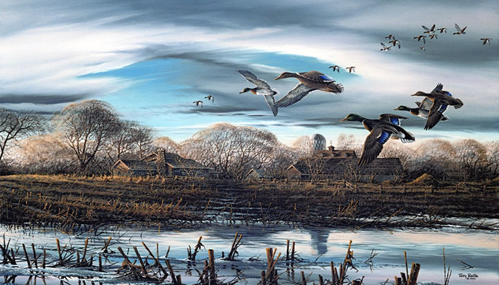 Terry Redlin - Spring Thaw - Limited Edition Offset Lithograph