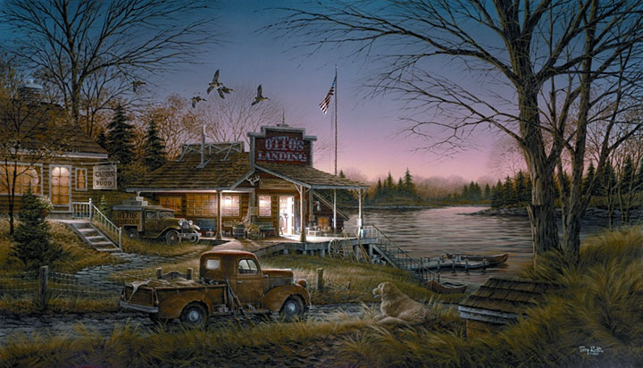 Terry Redlin - Total Comfort - Limited Edition Offset Lithograph