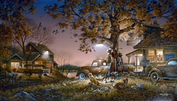 Terry Redlin - Twilight Time - Limited Edition Offset Lithograph