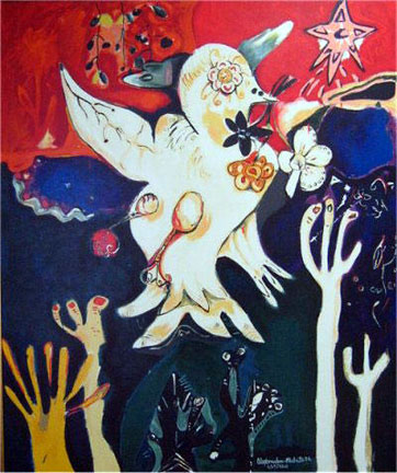 Alexandra Nechita - Release The Peace - Limited Edition Lithograph on Canvas
