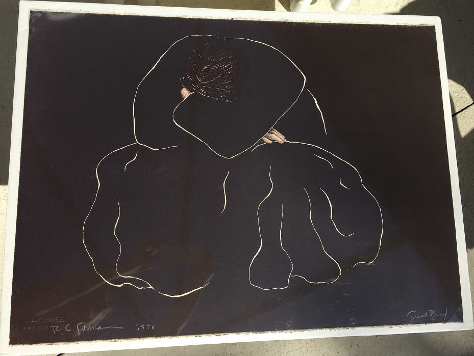 RC Gorman - Reposing Woman - Limited Edition Lithograph