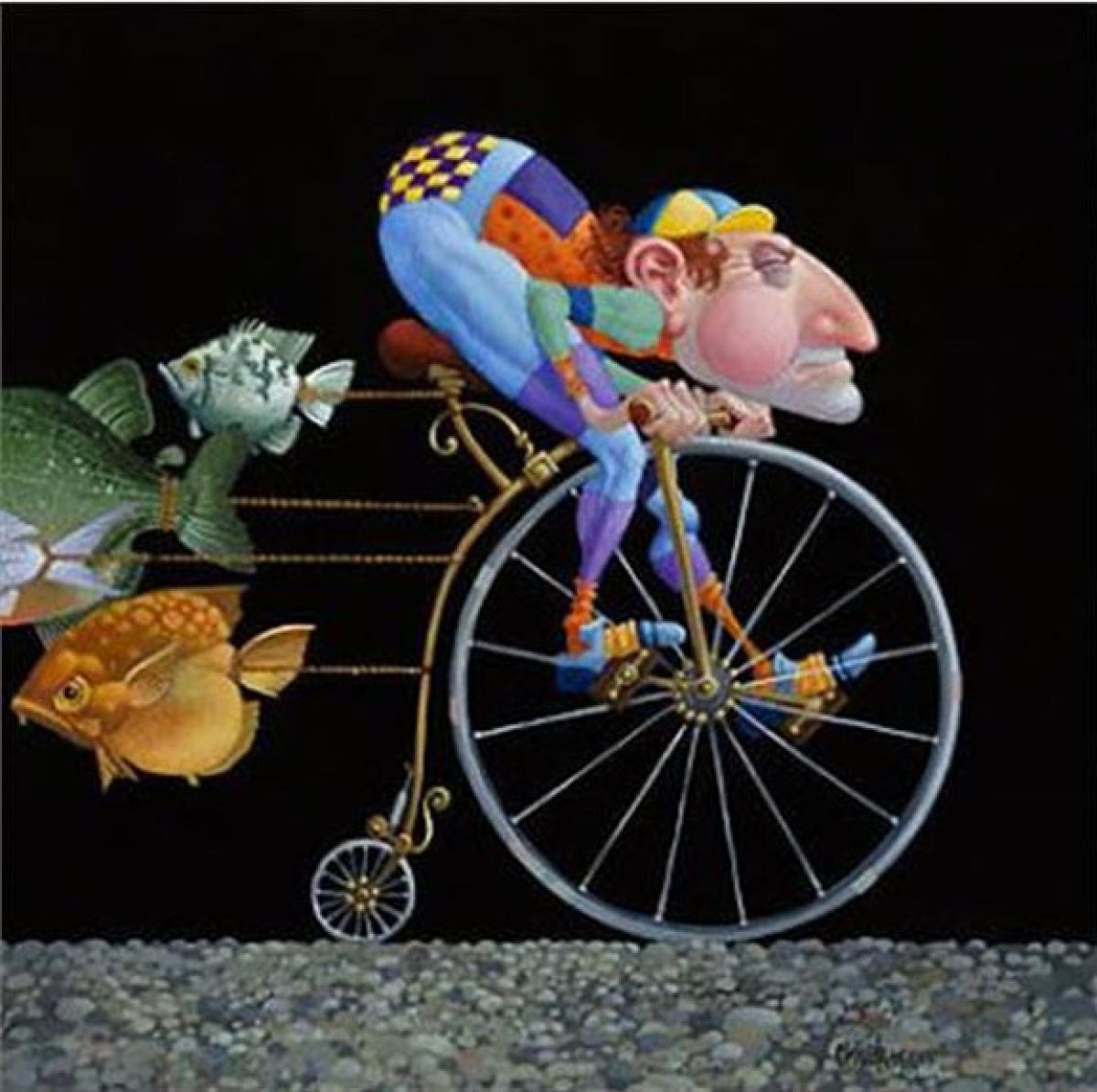 James Christensen - Resistance Training - Limited Edition Giclee on Canvas