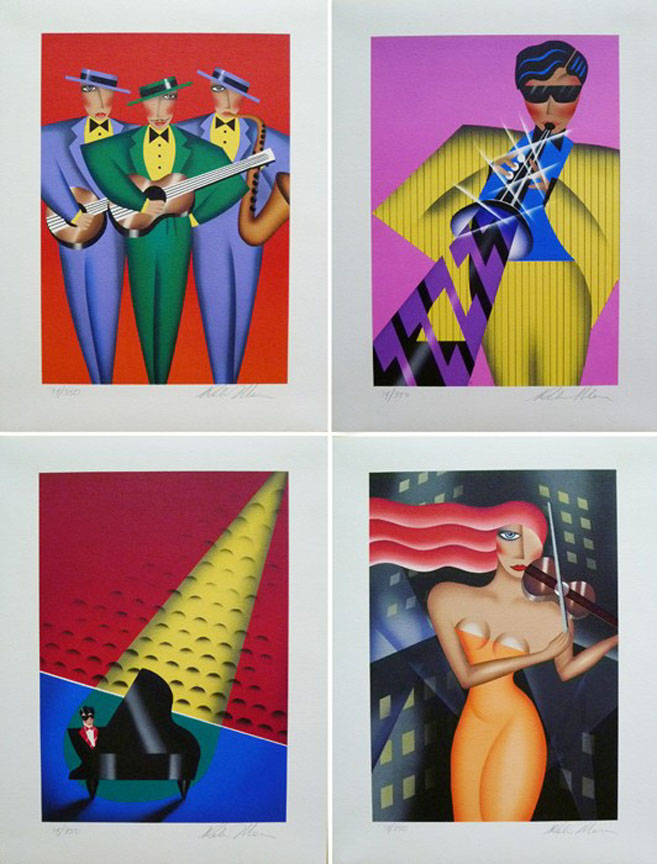 Robin Morris - Rhythm and Blues Suite - Limited Edition Lithograph