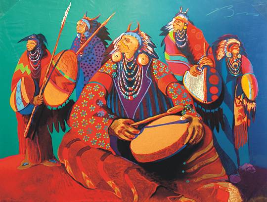 Earl Biss - Rhythm Of The Restless - Limited Edition Serigraph