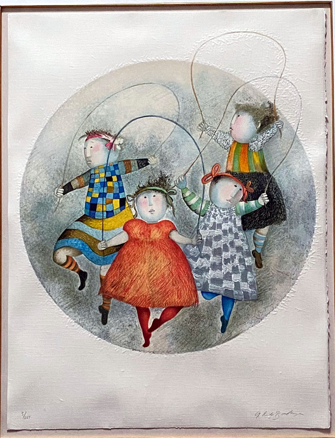 Graciela Rodo Boulanger - Rhythme a la Corde - Limited Edition Lithograph