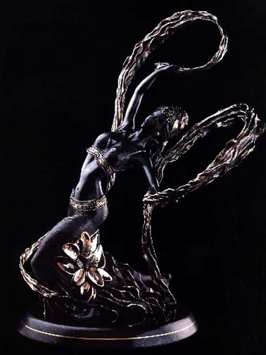 TieFeng Jiang - Ribbon Dancer - Limited Edition Bronze Sculpture