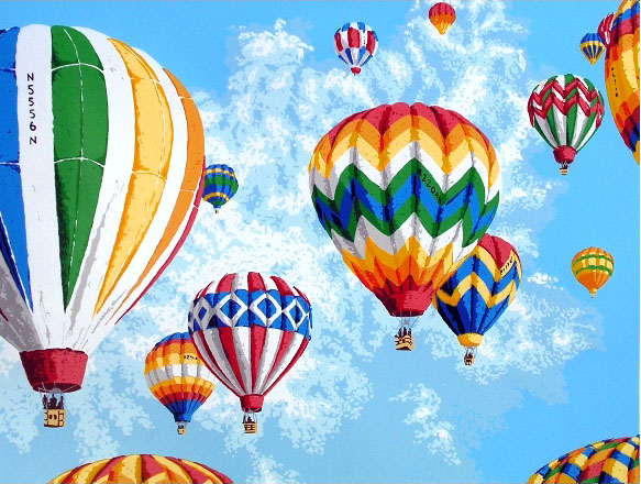 Rick Rush - Riding the Wind - Limited Edition Serigraph