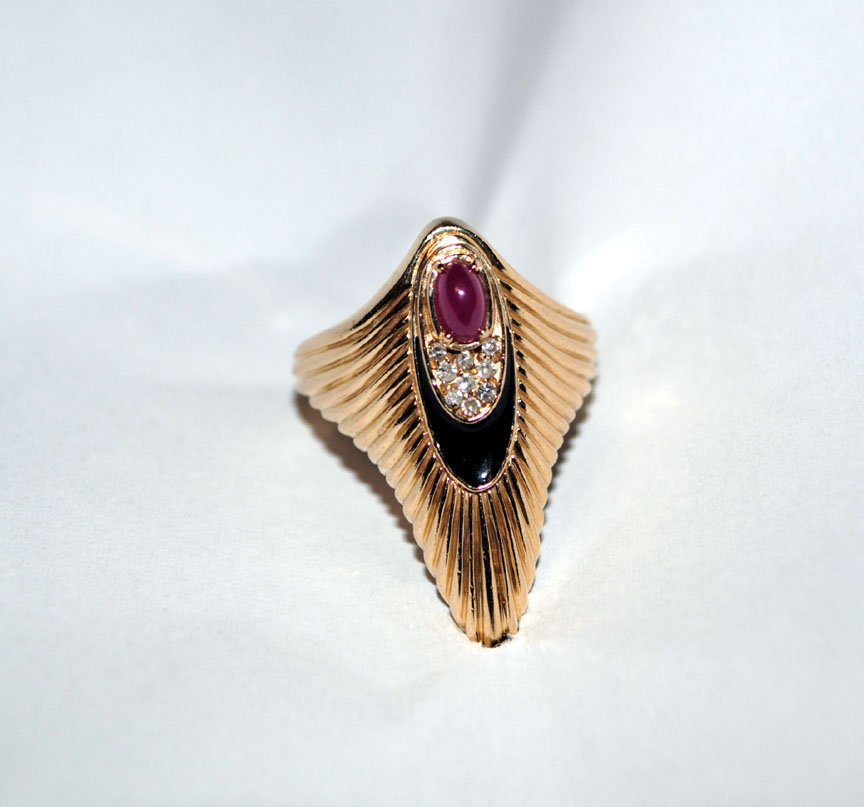  Erte - Rayonnement - Limited Edition Ring