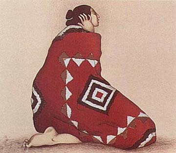 RC Gorman - Rio Grande - Limited Edition Lithograph