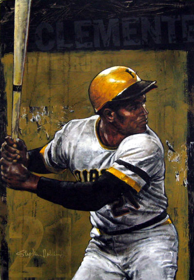 Stephen Holland - Roberto Clemente - Limited Edition Giclee on Canvas