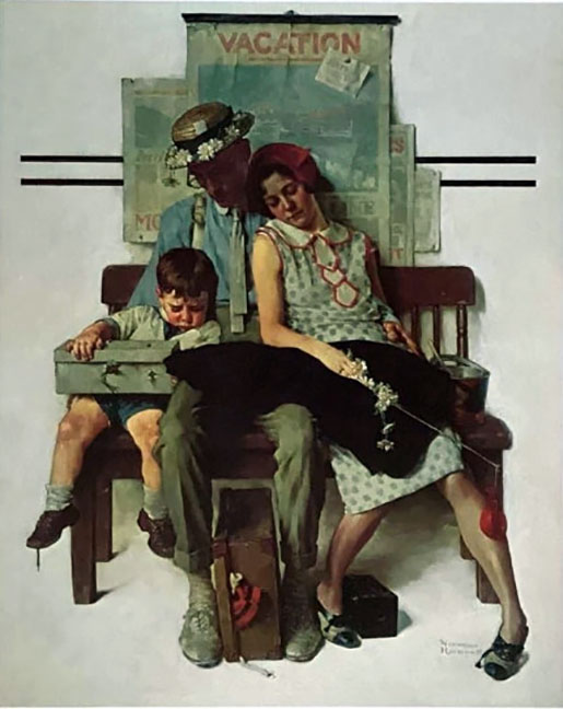 Norman Rockwell - Tired but Happy - Limited Edition Signature Edition