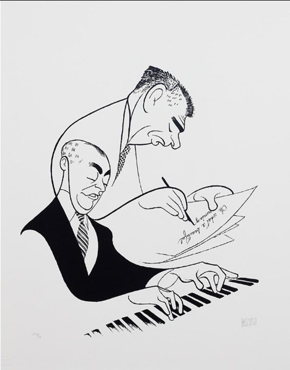 Al Hirschfeld - Rodgers and Hammerstein - Limited Edition Lithograph
