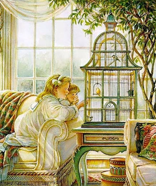 Trisha Romance - Songbirds - Limited Edition Lithograph