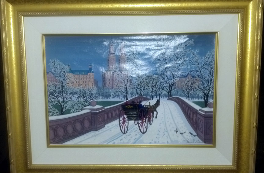 Fanch Ledan - Romantic Promenade - Limited Edition Serigraph 