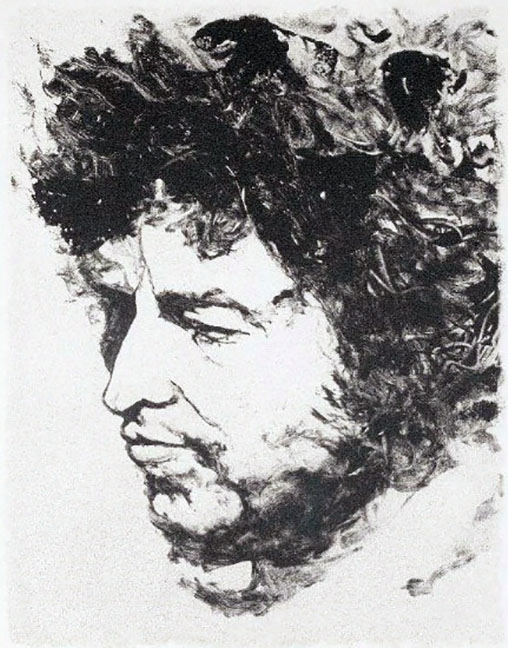 Ronnie Wood - Bob Dylan - Limited Edition Screenprint