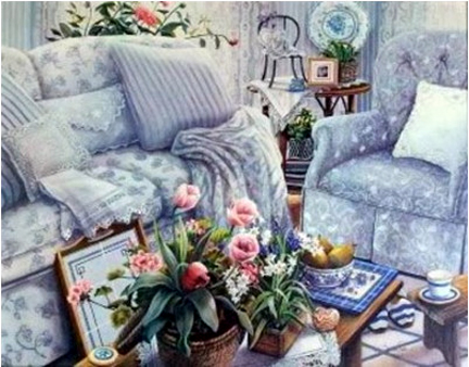 Susan Rios - Room To Breathe - Limited Edition Lithograph on Canvas