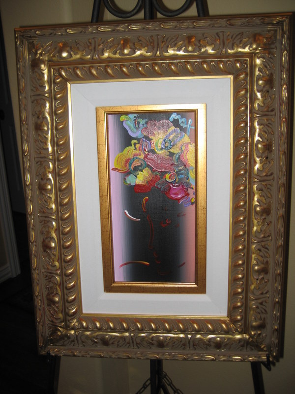 Peter Max - Roseville Profile Detail Ver. III #22 - Original Painting - Acrylic on Canvas