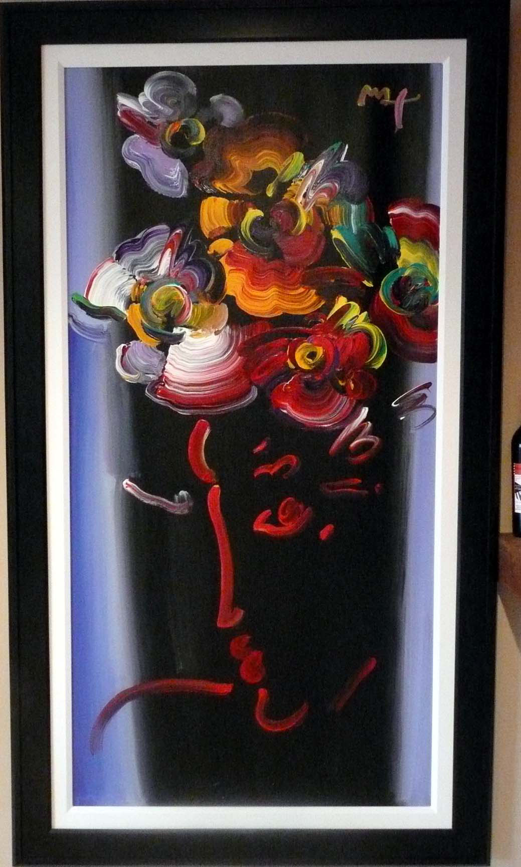 Peter Max - Roseville Series - Roseville Profile Detail Ver VI #23 - Original Painting - Acrylic on Canvas