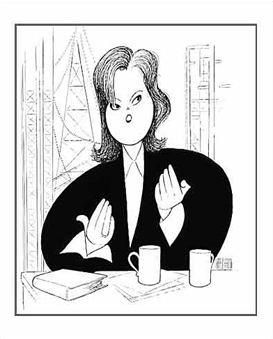 Al Hirschfeld - Rosie O'Donnell - Limited Edition Lithograph