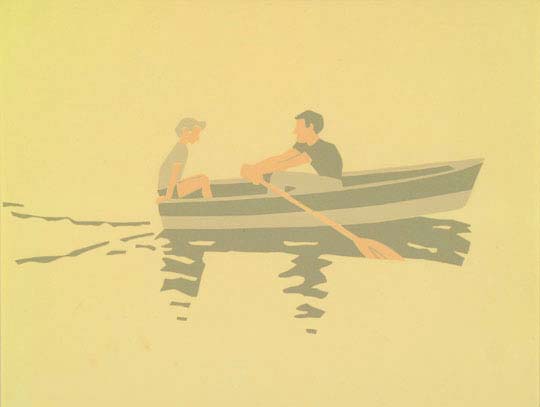 Alex Katz - Rowboat (Yellow) - Limited Edition Silkscreen