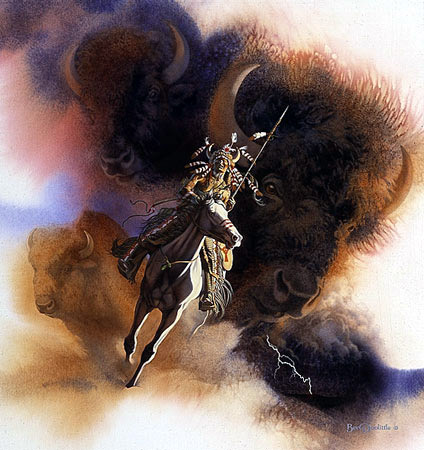 Bev Doolittle - Runs with Thunder - Limited Edition Lithograph