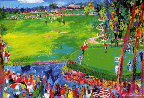 Leroy Neiman - Ryder Cup ? Valhalla - Limited Edition Serigraph