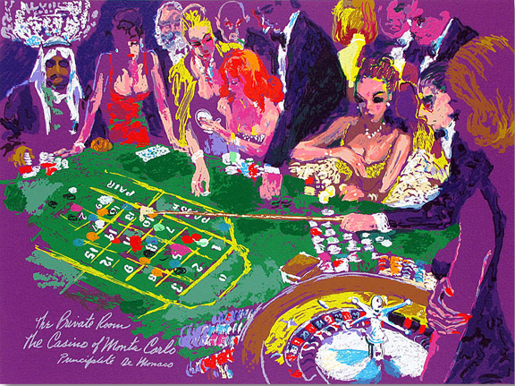 Leroy Neiman - Salle Privee - Limited Edition Serigraph