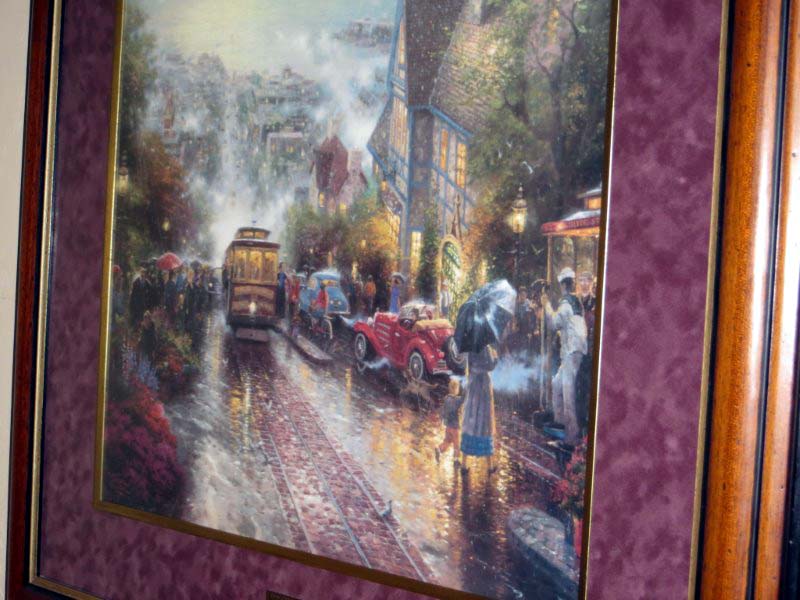 Thomas Kinkade - Hyde Street and the Bay - Limited Edition Offset Lithograph